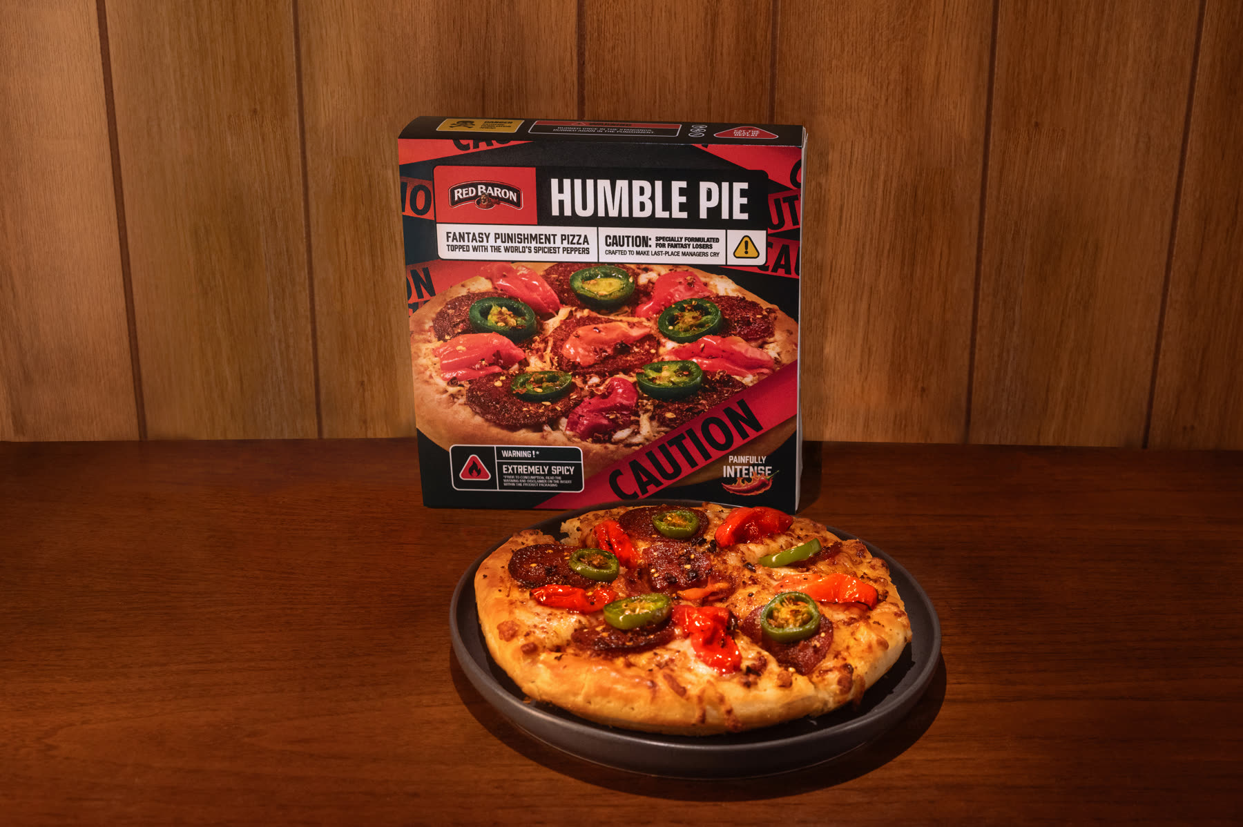 Humble Pie box and pizza