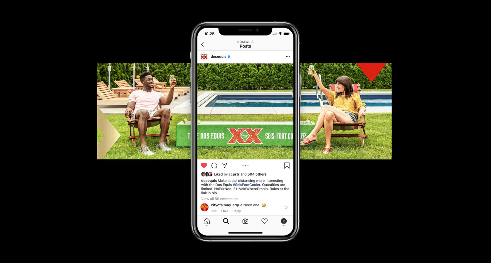 Seis-Foot Cooler social content